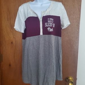 VS pink sleep shirt